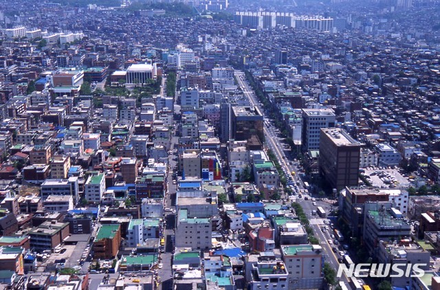  성남시 원도심 전경. (뉴시스 DB)