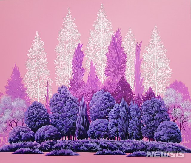 [서울=뉴시스] just gazing-resting_ 45.5x53.0cm_2020