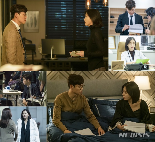 [서울=뉴시스]JTBC 새 금토드라마 '우아한 친구들' 비하인드 컷. (사진=스튜디오앤뉴·제이씨앤 제공)