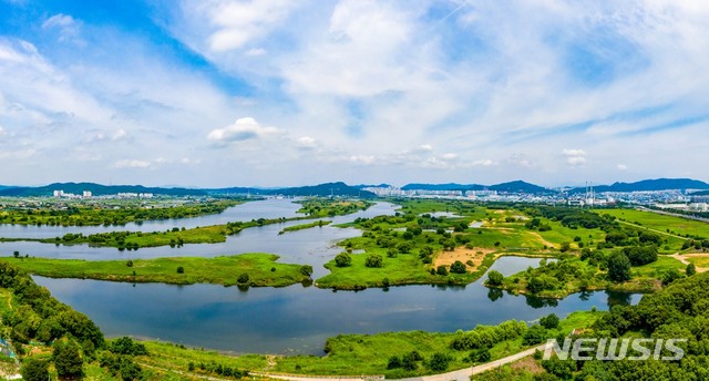 [대구=뉴시스]대구시 달성군 다사읍 죽곡면에서 바라본 달성습지. 뉴시스DB. 2021.03.30. photo@newsis.com 