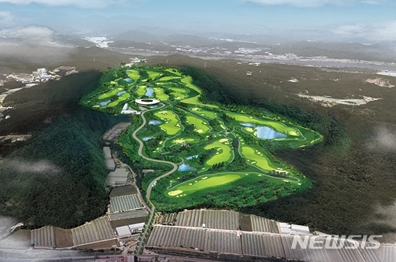 기사와 관련 없음. 성주 선남골프장 조감도 (사진=성주군 제공)