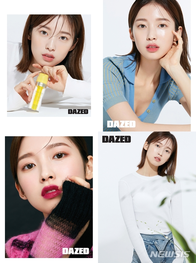 [서울=뉴시스] 그룹 오마이걸 아린이&nbsp; 매거진 '데이즈드' 8월호를 통해 새로운 화보를 공개했다. (사진 = '데이즈드' 8월호) photo@newsis.com