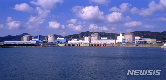 [세종=뉴시스] 월성 원전 본부 전경. 오른쪽부터 월성 1·2·3·4호기. (사진=한국수력원자력 제공)