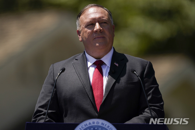 폼페이오 "시진핑,실패한 전체주의 신봉자...전 세계는 美 따라야"(종합)