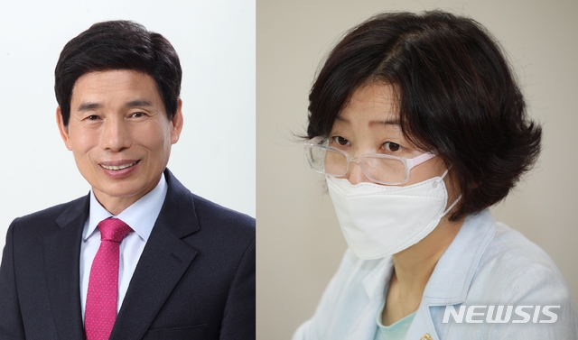 [대구=뉴시스]이지연 기자 = 이태훈 달서구청장, 이신자 달서구의원. (사진=달서구청, 달서구의회 제공) 2020.07.28. photo@newsis.com