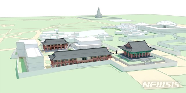 [서울=뉴시스]인도 불교 성지 부다가야에 건립될 조계종 분황사 조감. (사진 = 대한불교조계종 제공) 2020.07.29.photo@newsis.com