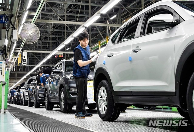 현대자동차 울산공장 생산라인. (사진=현대차 노조 제공) 