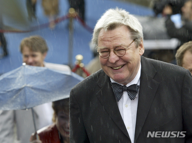 [모스크바=AP/뉴시스] 지난달 31일 사망한 영화감독 앨런 파커. 2020.8.1.