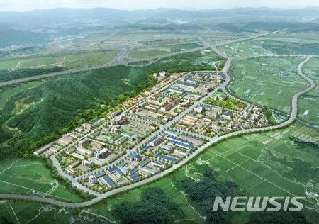 [영광=뉴시스] = 영광 대마전기차산업단지 조감도. (이미지=영광군 제공) photo@newsis.com