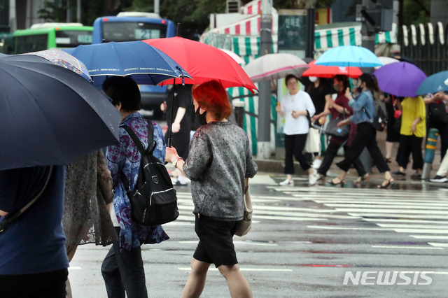 오전 수도권 등 많은 비…많게는 누적 500㎜↑