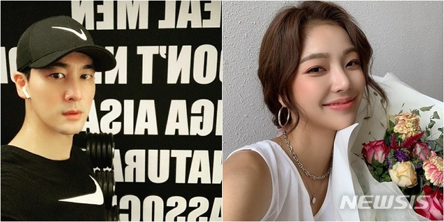 [서울=뉴시스] 배우 오창석, 모델 이채은. (사진 = 오창석, 이채은 인스타그램) photo@newsis.com