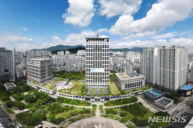 [부산=뉴시스] 부산 연제구 부산시청. (사진=부산시 제공) *재판매 및 DB 금지