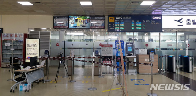 [서울=뉴시스] 사진은 올해 5월 울산공항 출발장의 모습. (사진=독자 제공) 2020.08.14.photo@newsis.com