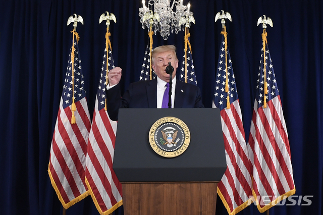 트럼프, 바이든 대선후보 수락연설 재 뿌리기?...같은날 대중연설