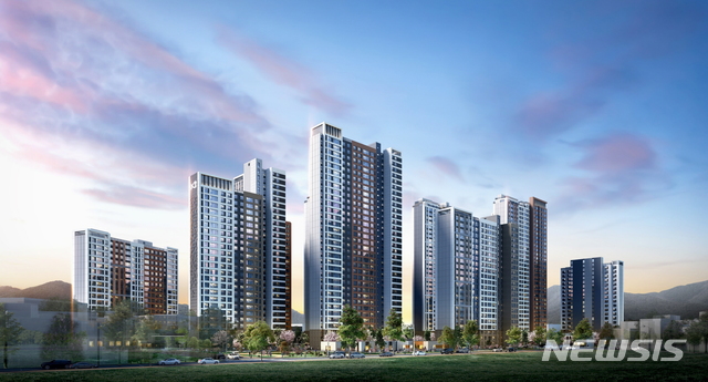 [서울=뉴시스] 서대구센트럴자이 투시도. 