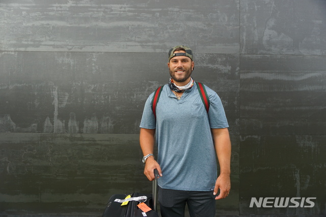 [서울=뉴시스] 프로야구 삼성 라이온즈 새 외국인 타자 다니엘 팔카. (사진 = 삼성 라이온즈 제공)