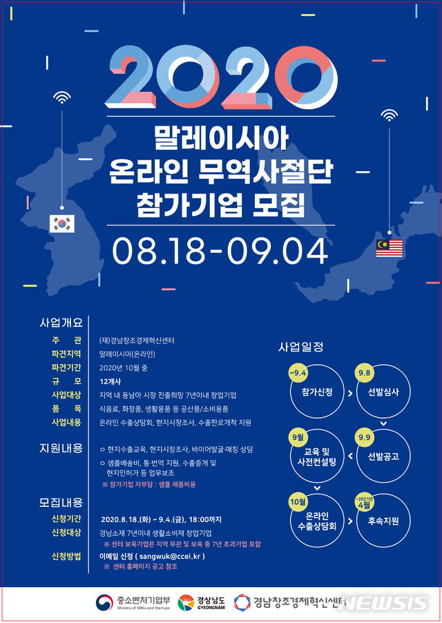 스타트업 참가하세요 '말레이시아 온라인 무역사절단' 