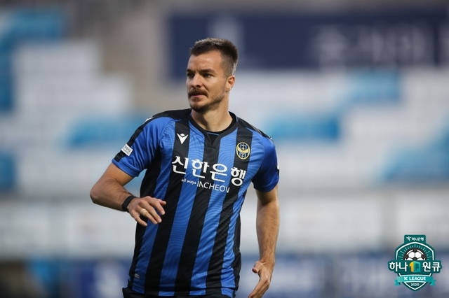 [서울=뉴시스] 프로축구 K리그1 인천 유나이티드 무고사. (제공=프로축구연맹)