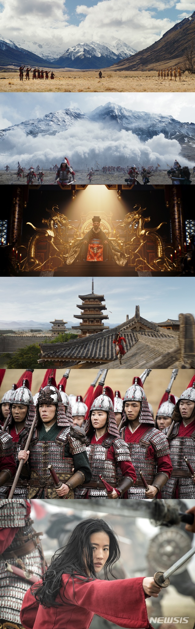 [서울=뉴시스]영화 '뮬란'의 스틸. (사진=월트디즈니컴퍼니 코리아 제공) 2020.08.26 photo@newsis.com