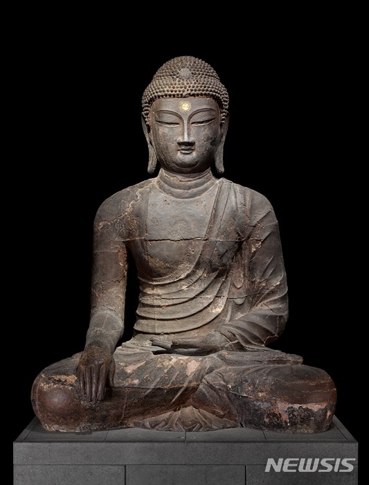 하남 하사창동 철조석가여래좌상, 국립중앙박물관 소장