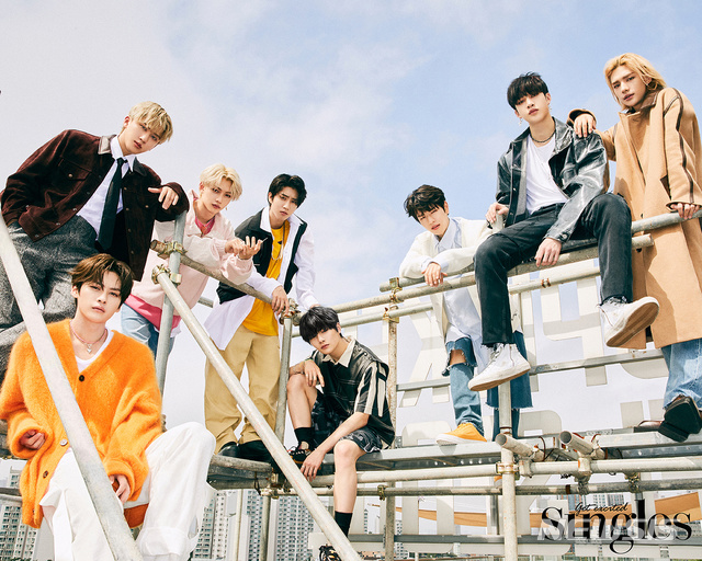 [서울=뉴시스] 그룹 스트레이 키즈(Stray Kids). (사진 = 싱글즈) photo@newsis.com