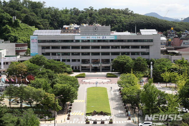 [군포=뉴시스] 박석희 기자 = 군포시청 전경.