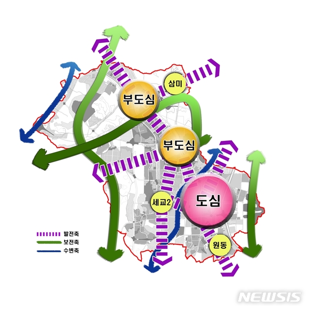 [수원=뉴시스] 2035년 오산 도시기본계획.(사진=경기도 제공)