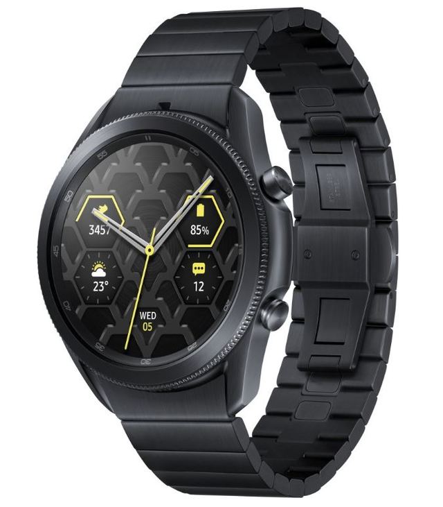 [서울=뉴시스] 갤럭시워치3 티타늄. 사진 