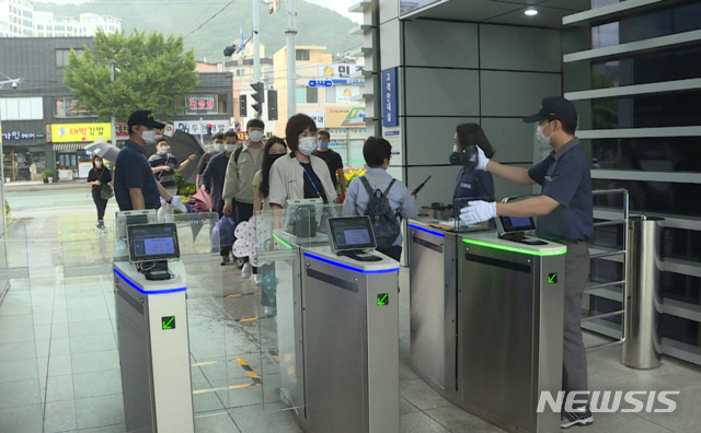 현대자동차 울산공장 정문에 설치된 열화상 카메라. (사진=현대자동차 제공) 