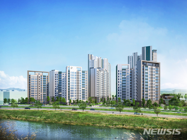 수성푸르지오 리버센트 강변 투시도