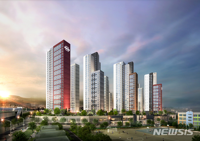 동대구 더센트로 데시앙 투시도