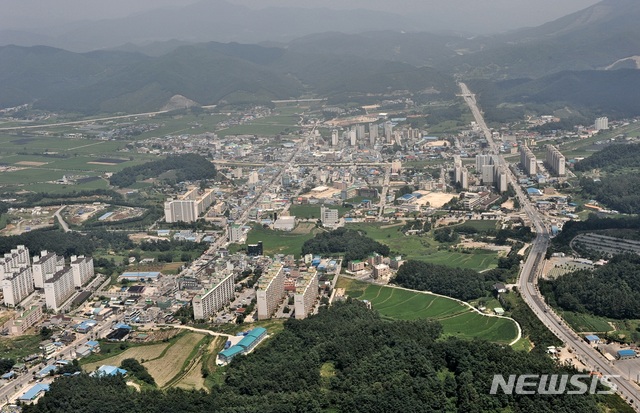 [음성=뉴시스] 금왕읍 전경. (사진=음성군 제공) photo@newsis.com 