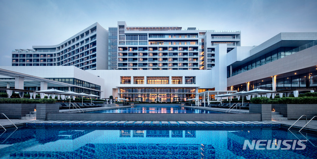 [부산=뉴시스] 부산 기장군 아난티 힐튼. (사진=아난티 힐튼 제공)