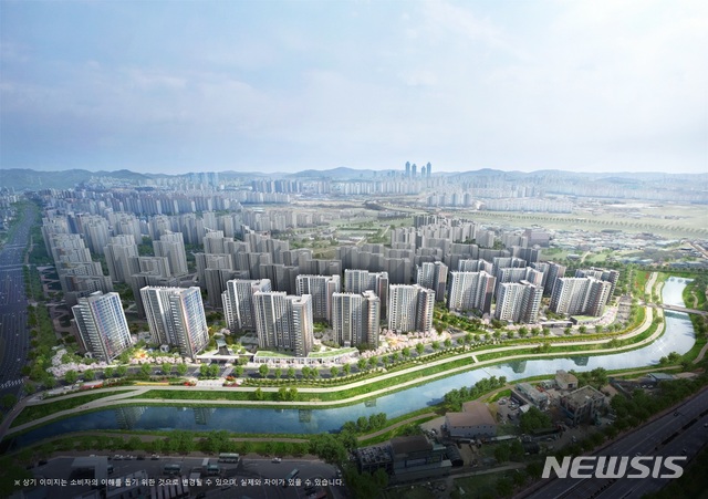 [서울=뉴시스] 영통 롯데캐슬 엘클래스 조감도.