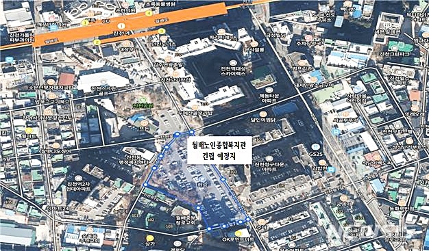 [대구=뉴시스] 달서구 월배노인종합복지관 건립 예정지