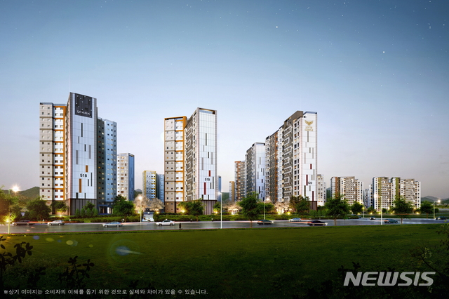 [서울=뉴시스]HDC현대산업개발과 롯데건설은 다음달 경기도 화성시 반정동 621-87번지 일원에 '반정 아이파크 캐슬 5단지'를 분양할 예정이라고 22일 밝혔다. 