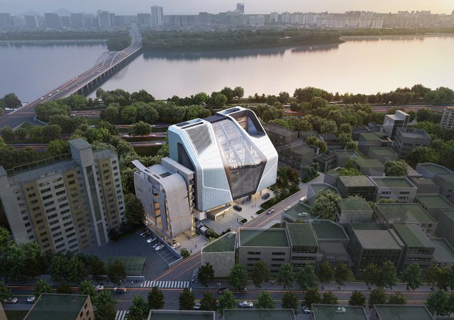 [서울=뉴시스] YG 신사옥. 2020.09.23. (사진 = YG엔터테인먼트 제공) photo@newsis.com 