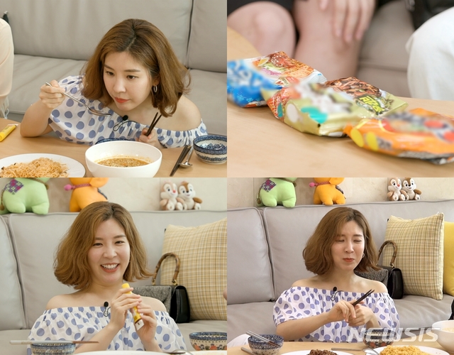 [서울=뉴시스] 25일 방송되는 KBS 2TV 예능프로그램 '신상출시 편스토랑'(이하 '편스토랑')에 뮤지컬배우 함연지가 출연한다. (사진 = KBS 2TV '편스토랑') photo@newsis.com 