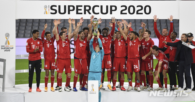 바이에른 뮌헨, 도르트문트 꺾고 독일슈퍼컵 우승