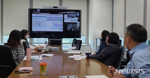 기후예측정보 이용 활성화를 위한 APEC기후센터-대만기상청 양자협력 화상회의