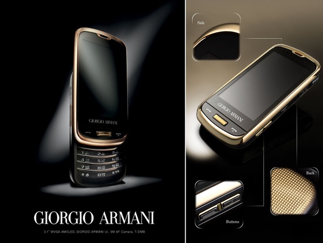 [서울=뉴시스] 삼성전자 ‘조르지오 아르마니폰’