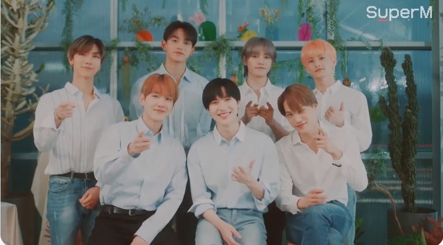 [서울=뉴시스] 슈퍼M. (출처: WHO 트위터) 2020.10.9.