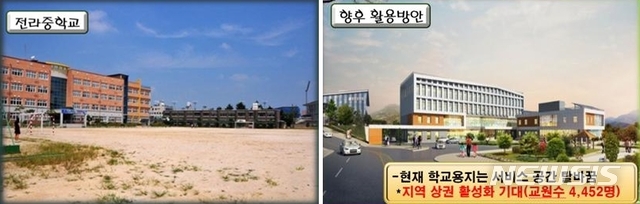 [전주=뉴시스] 전주시 덕진동에 위치한 전라중학교가 송천동 에코시티 학생들의 교육여건을 개선하기 위해 오는 2014년 전주 송천동 에코시티로 이전, 신설된다. photo@newsis.com