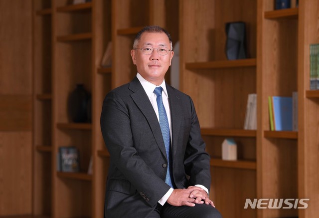 [서울=뉴시스]현대자동차그룹은 14일 화상 이사회를 열어 정의선 수석부회장을 신임 회장으로 선임했다. (사진=현대자동차그룹 제공) 2020.10.14.&nbsp; photo@newsis.com