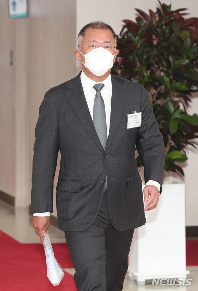 [서울=뉴시스] 이영환 기자 = 정의선 현대자동차그룹 회장.(자료사진) 2020.10.15. photo@newsis.com