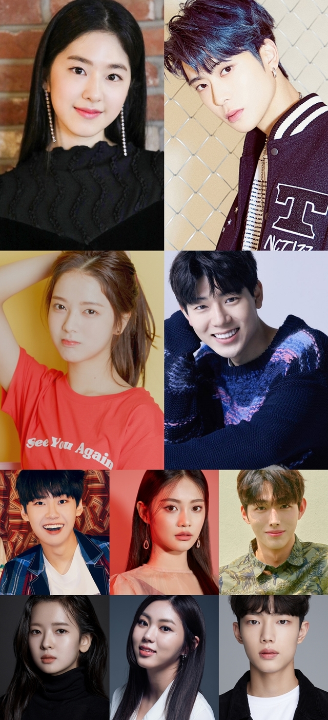 [서울=뉴시스] KBS 2TV 새 드라마 '디어엠' 출연진 (사진 = 스튜디오 산타클로스, SM엔터테인먼트, 나무엑터스, 어썸이엔티, 티오피미디어, n.CH 엔터테인먼트, 미스틱스토리, 큐브엔터테인먼트) 2020.10.19. photo@newsis.com