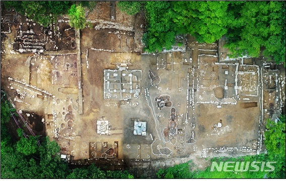 [서울=뉴시스]중심사역 전체 전경(사진=불교문화재연구소 제공)2020.10.21 photo@newsis.com