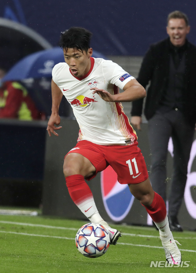 '황희찬 45분' 라이프치히, 챔스리그 첫 경기 승리 