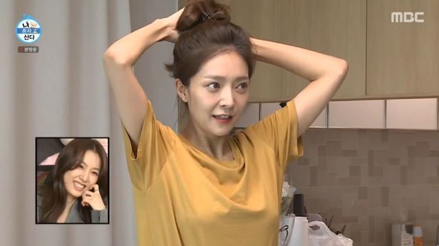 [서울=뉴시스] 배우 심지유가 지난 23일 방송된 MBC TV 예능프로그램 '나 혼자 산다'에서 서지혜의 절친으로 등장했다. (사진 = '나 혼자 산다' 캡처) 2020.10.24. photo@newsis.com