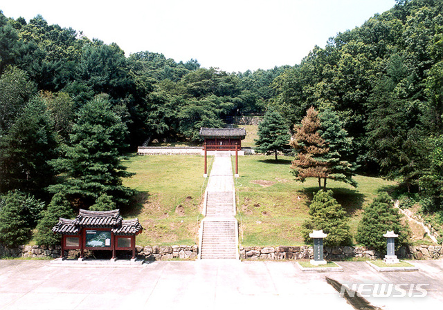 [진천=뉴시스]충북도 기념물 1호 '진천 길상사'. (사진=진천군 제공) photo@newsis.com